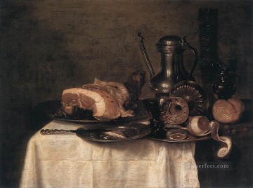 Naturaleza muerta 1649 Willem Claeszoon Heda Pinturas al óleo